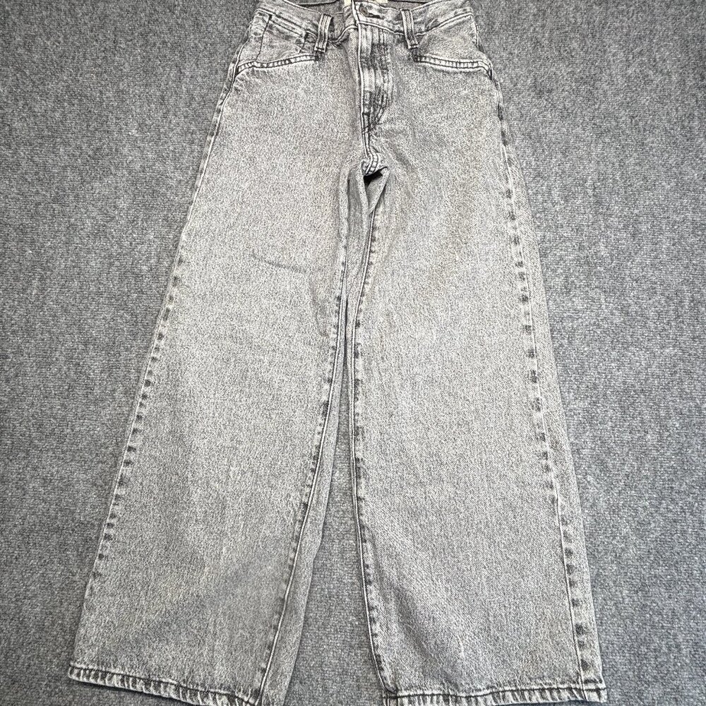 Levi’s ’94 Baggy Wide Leg Jeans Womens 25x31 Medium Gray Wash